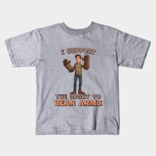 I Support the Right to Bear Arms Kids T-Shirt